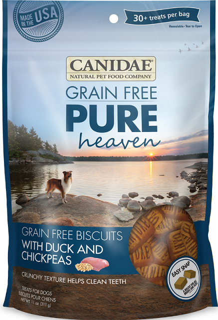 Canidae Grain Free PURE Heaven Biscuits with Duck and Chickpeas Dog Treats