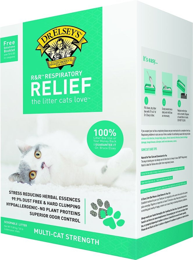 Dr. Elsey's Respiratory Relief Clumping Cat Litter