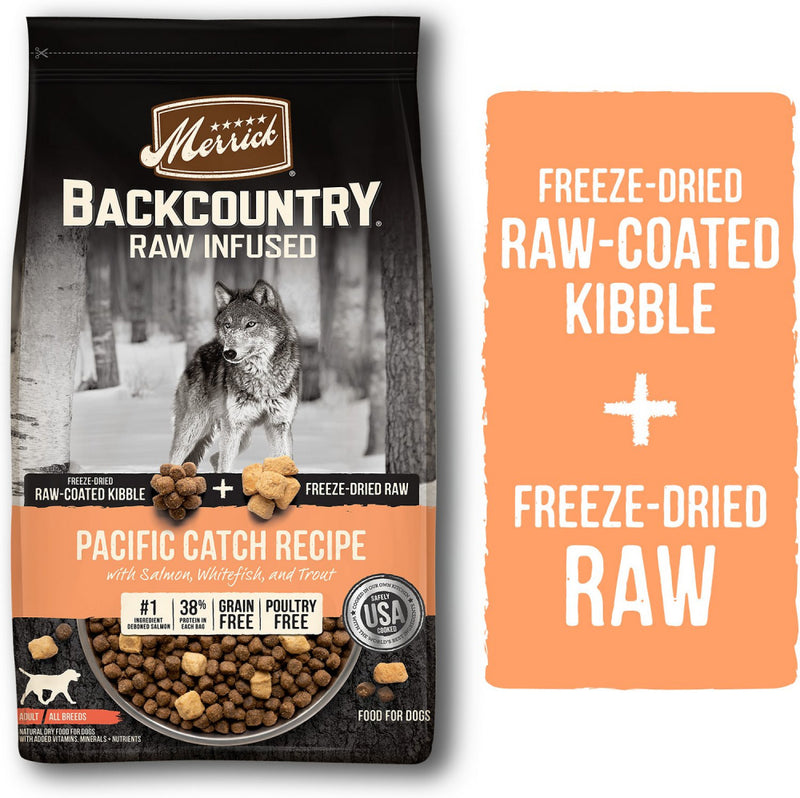 Merrick Backcountry Raw Infused Grain Free Pacific Catch Recipe Dry Dog Food