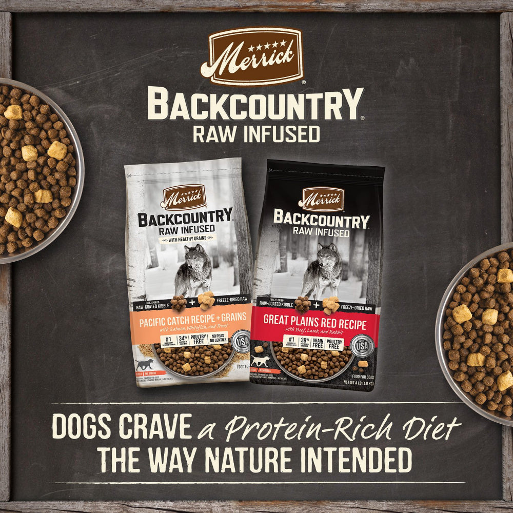 Merrick Backcountry Raw Infused Grain Free Wild Game Bird Recipe Dry Dog Food