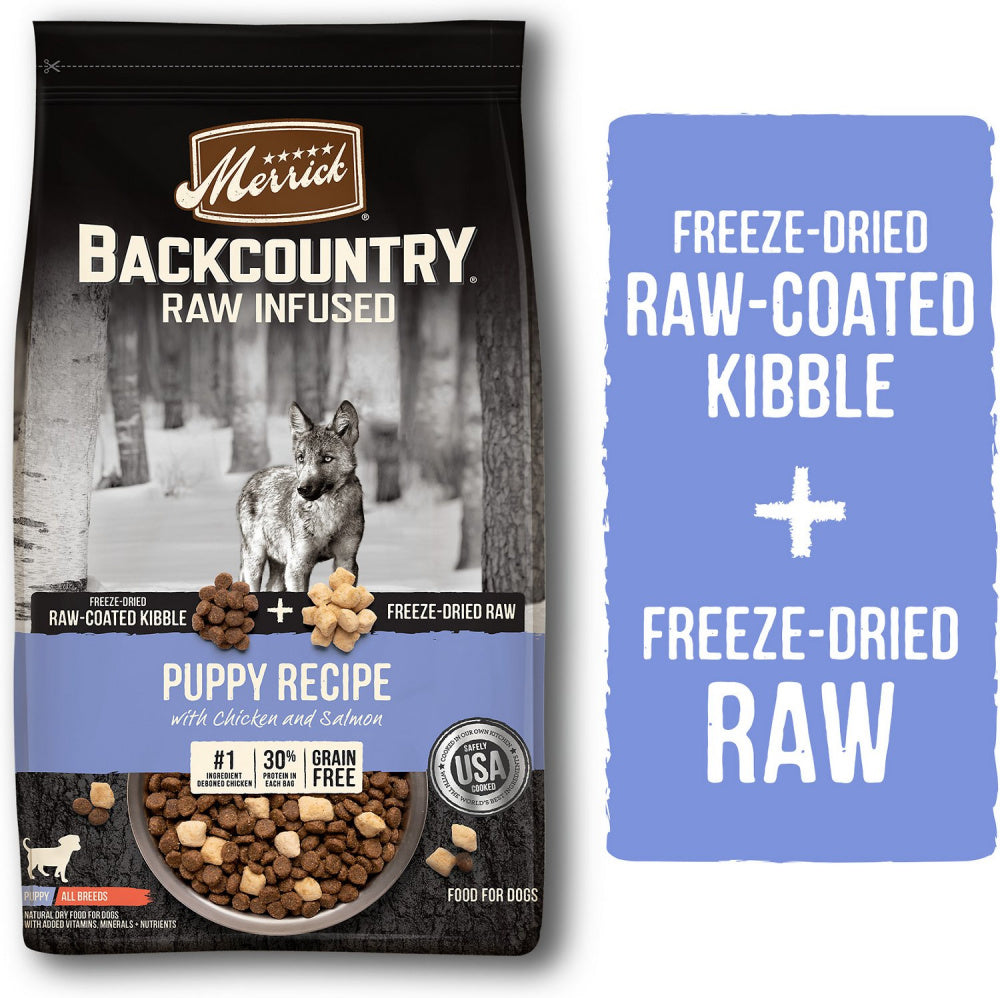 Merrick Backcountry Raw Infused Grain Free Puppy Recipe Dry Dog Food