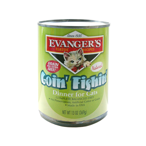 Evanger's Classic Recipe Grain Free Goin FIshin Dinner Canned Cat Food