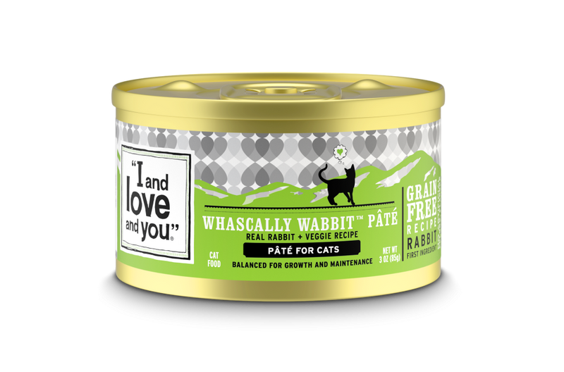 I and Love and You Grain Free Whascally Rabbit Recipe Canned Cat Food