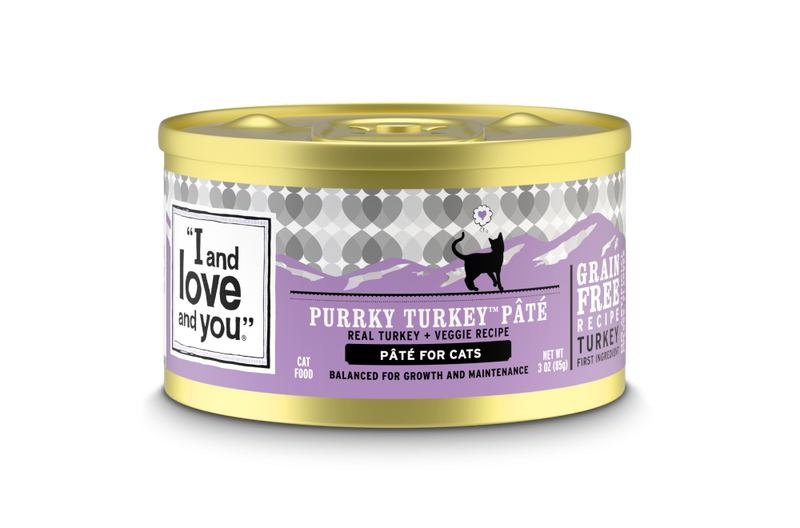I and Love and You Grain Free Purrky Turkey Recipe Canned Cat Food