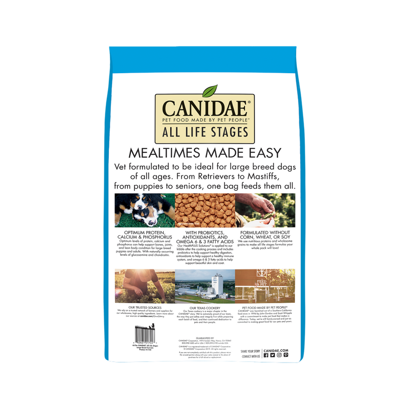 Canidae All Life Stages Large Breed Turkey Meal & Brown Rice Formula Dry Dog Food
