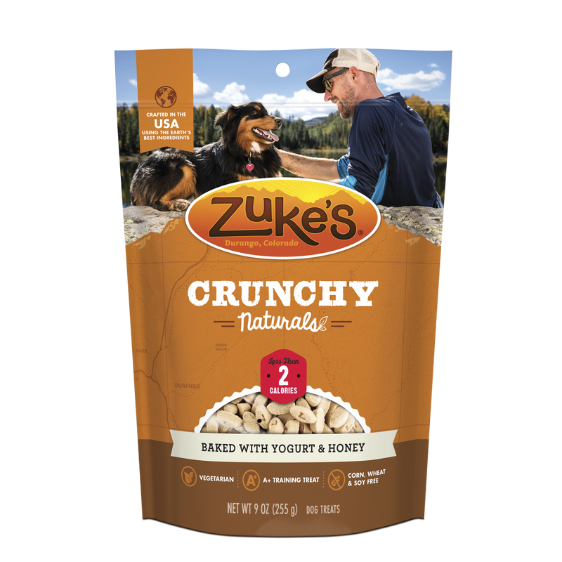 Zukes Crunchy Naturals Baked with Yogurt and Honey 2s Dog Treats