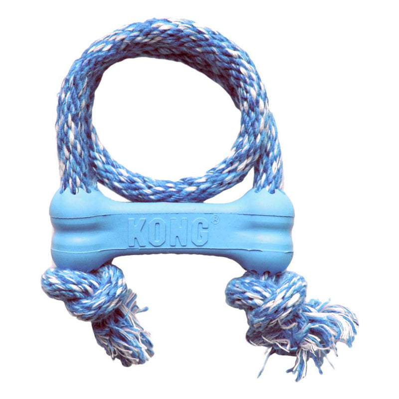 KONG Puppy Goodie Bone with Rope XS Dog Toy
