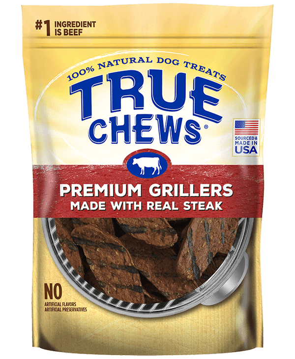 True Chews Premium Grillers with Real Steak Dog Treats