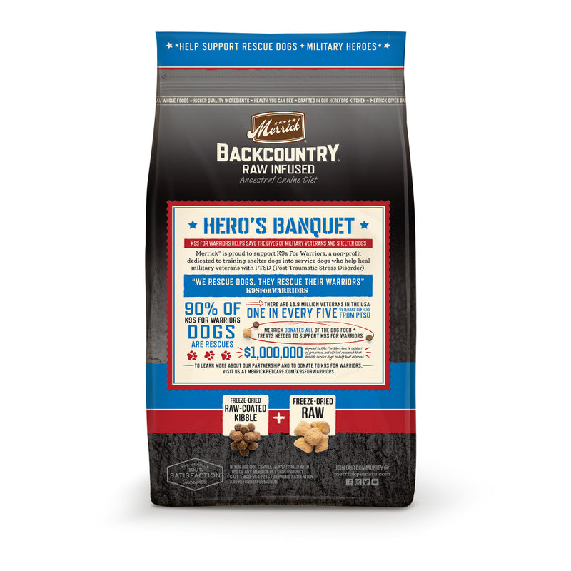 Merrick Backcountry Grain Free Hero's Banquet Dry Dog Food