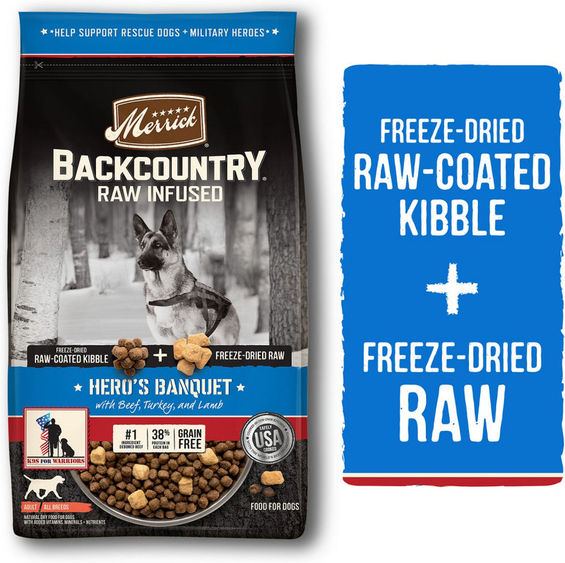 Merrick Backcountry Grain Free Hero's Banquet Dry Dog Food