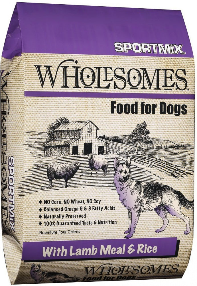 SPORTMiX Wholesomes Lamb Meal & Rice Recipe Dry Dog Food