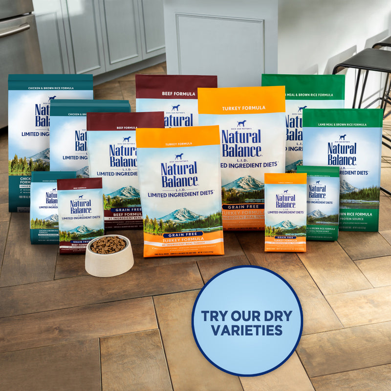 Natural Balance L.I.D. Limited Ingredient Diets Salmon & Brown Rice Puppy Formula Dry Dog Food