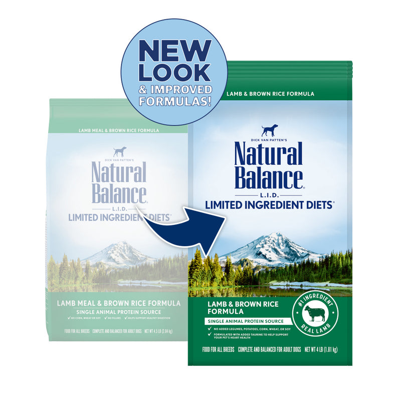 Natural Balance L.I.D. Limited Ingredient Diets Lamb & Brown Rice Formula Dry Dog Food