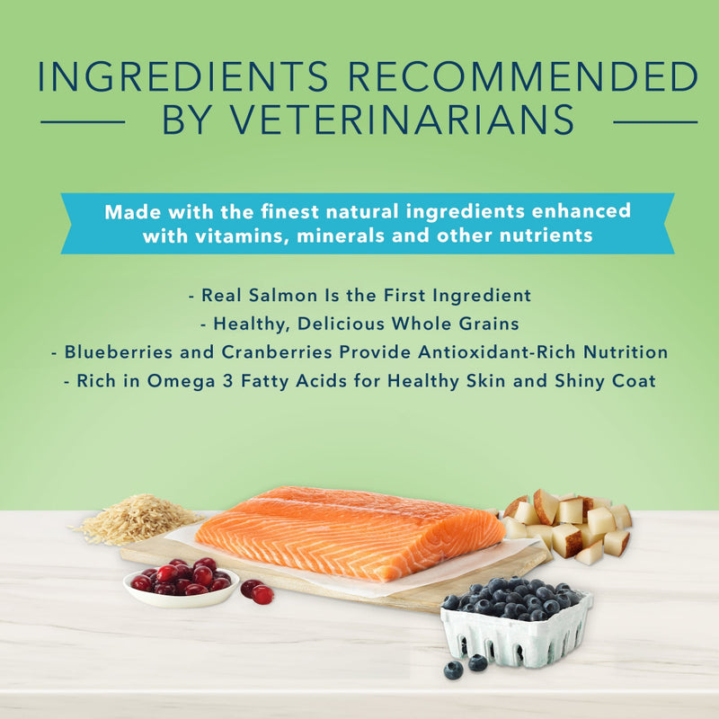 Blue Buffalo True Solutions Perfect Coat Natural Skin & Coat Care Salmon Recipe Adult Dry Dog Food