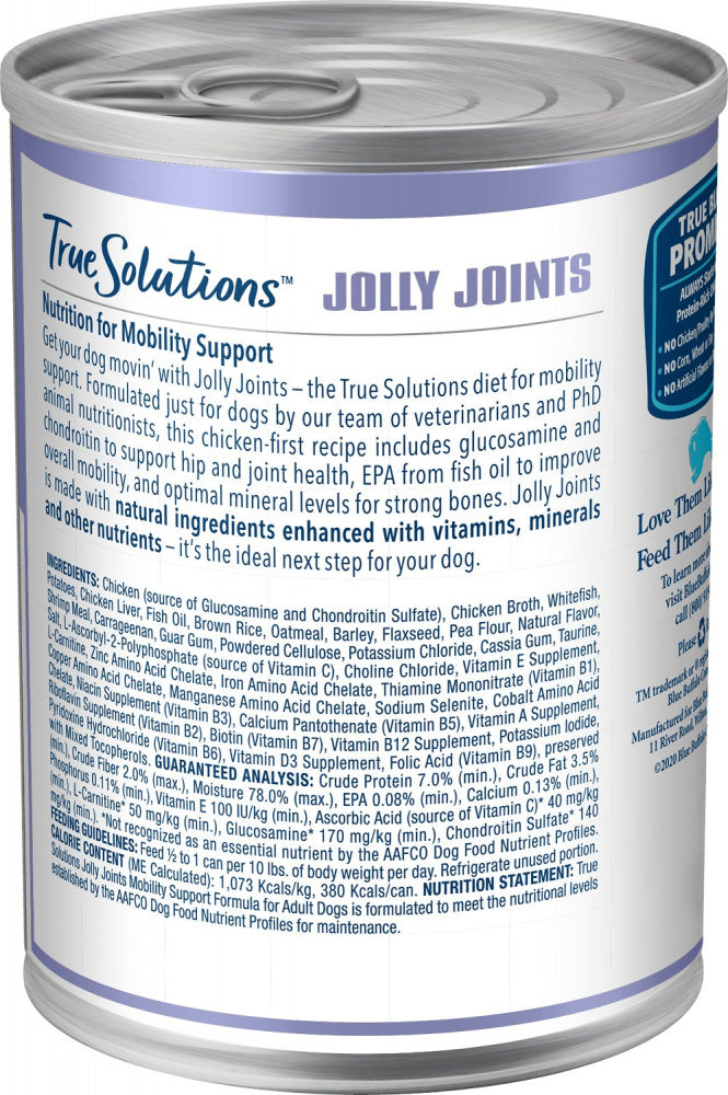 Blue Buffalo True Solutions Jolly Joints Natural Mobility Support Chicken Recipe Adult Wet Dog Food