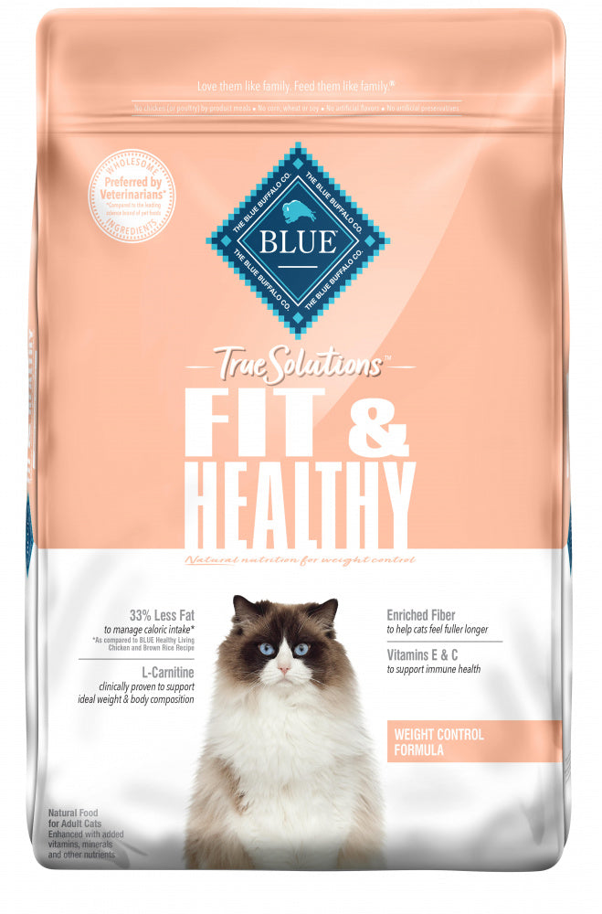 Blue Buffalo True Solutions Fit & Healthy Natural Weight Control Chicken Recipe Adult Dry Cat Food