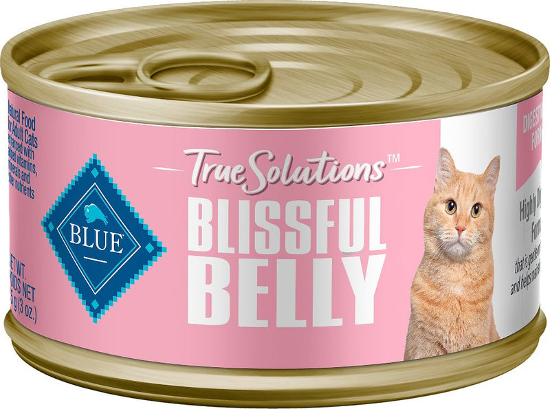Blue Buffalo True Solutions Blissful Belly Natural Digestive Care Chicken Recipe Adult Wet Cat Food