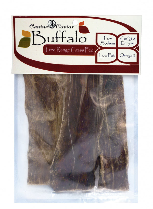 Canine Caviar Buffalo Jerky Dog Treats