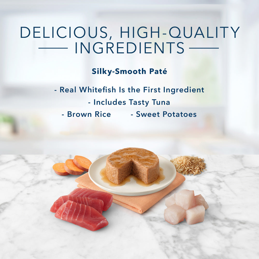 Blue Buffalo Tastefuls Natural Pate Ocean Fish & Tuna Entree Wet Cat Food