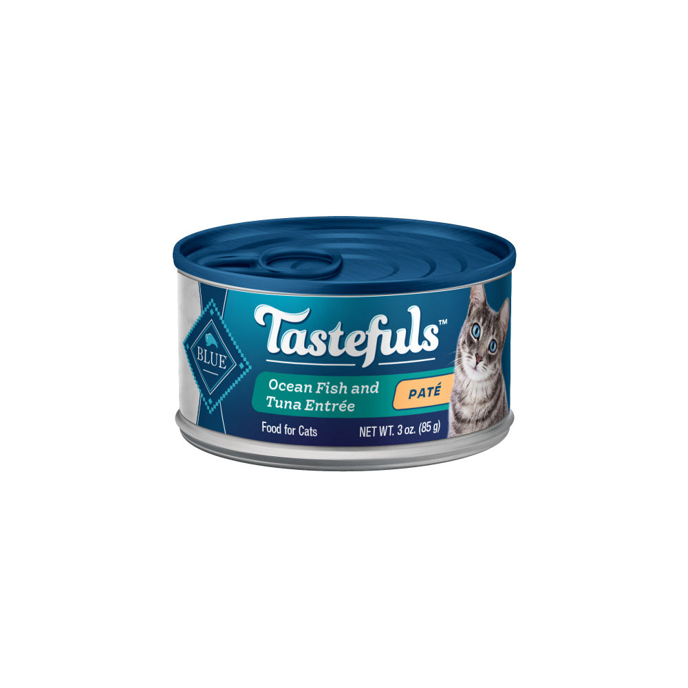 Blue Buffalo Tastefuls Natural Pate Ocean Fish & Tuna Entree Wet Cat Food