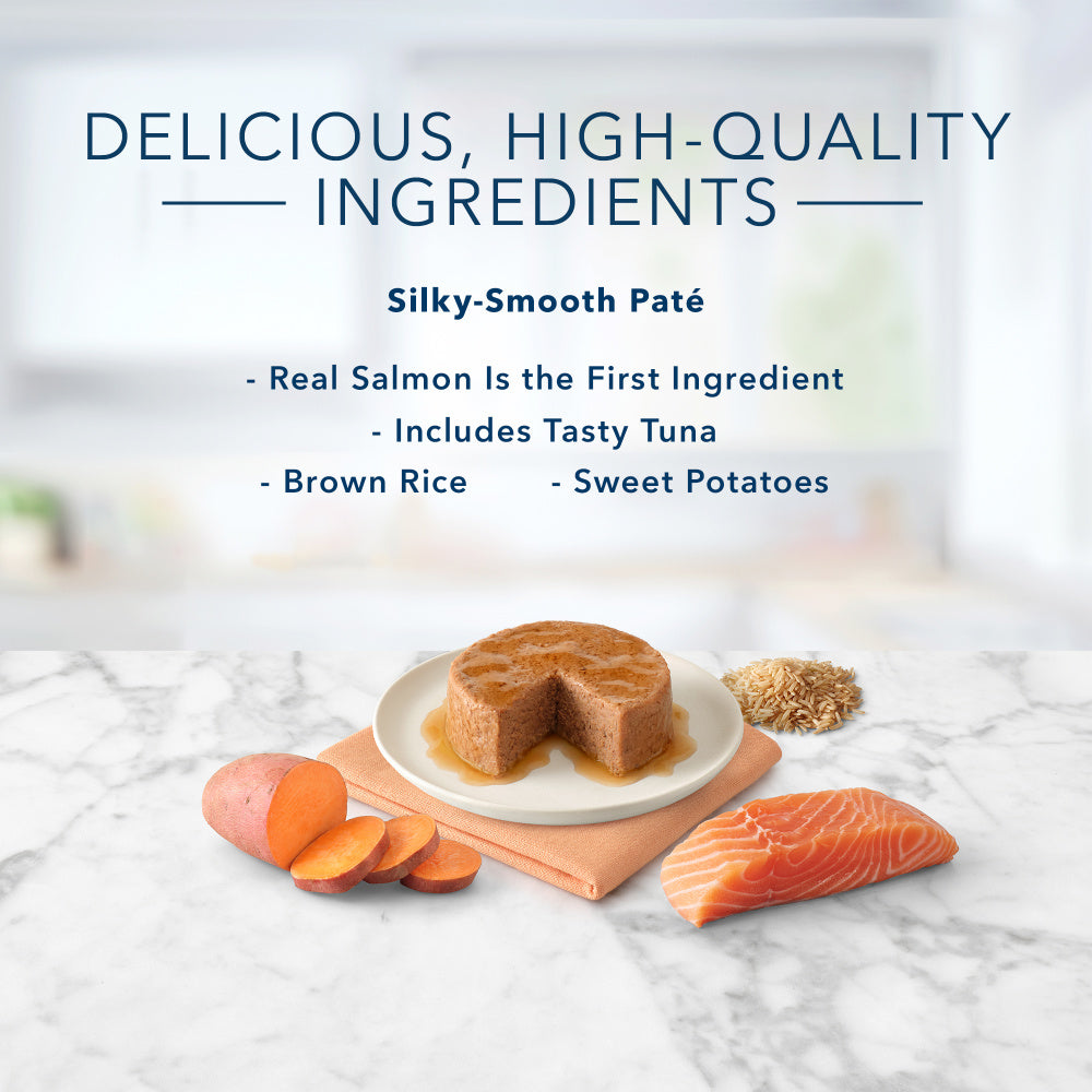 Blue Buffalo Tastefuls Natural Pate Salmon Entree Wet Cat Food