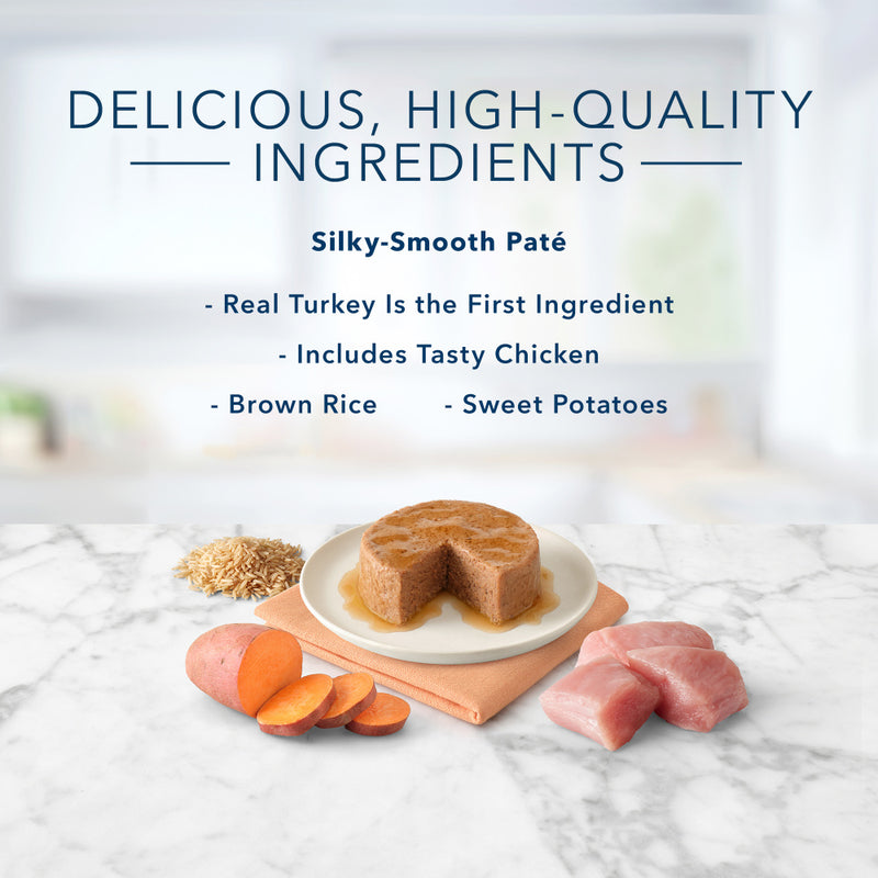 Blue Buffalo Tastefuls Natural Pate Turkey & Chicken Entree Wet Cat Food