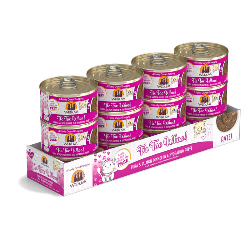 Weruva Classic Cat Pate Tic Tac Whoa! With Tuna & Salmon Canned Cat Food