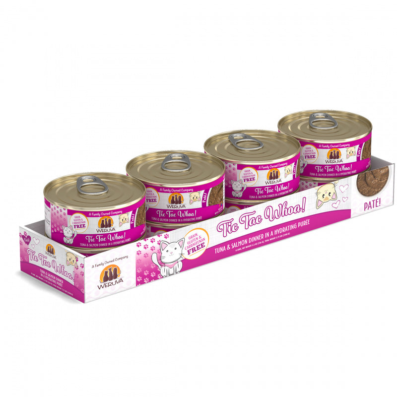 Weruva Classic Cat Pate Tic Tac Whoa! With Tuna & Salmon Canned Cat Food