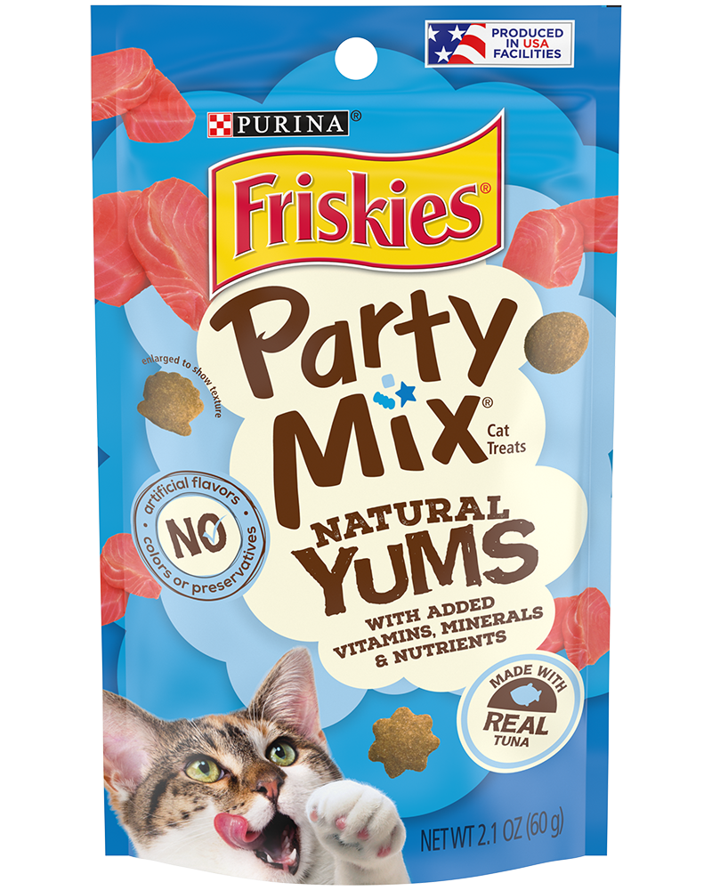 9 Pack Friskie Party Mix Natural YUMS with Real Variety Packs 3